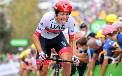 De la Cruz a la contrarrellotge de l'últim Tour, a la qual va acabar vuitè | Emirates